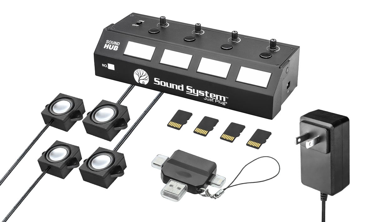 Woodland Scenics JS6900 Just Plug Sound System Starter Kit