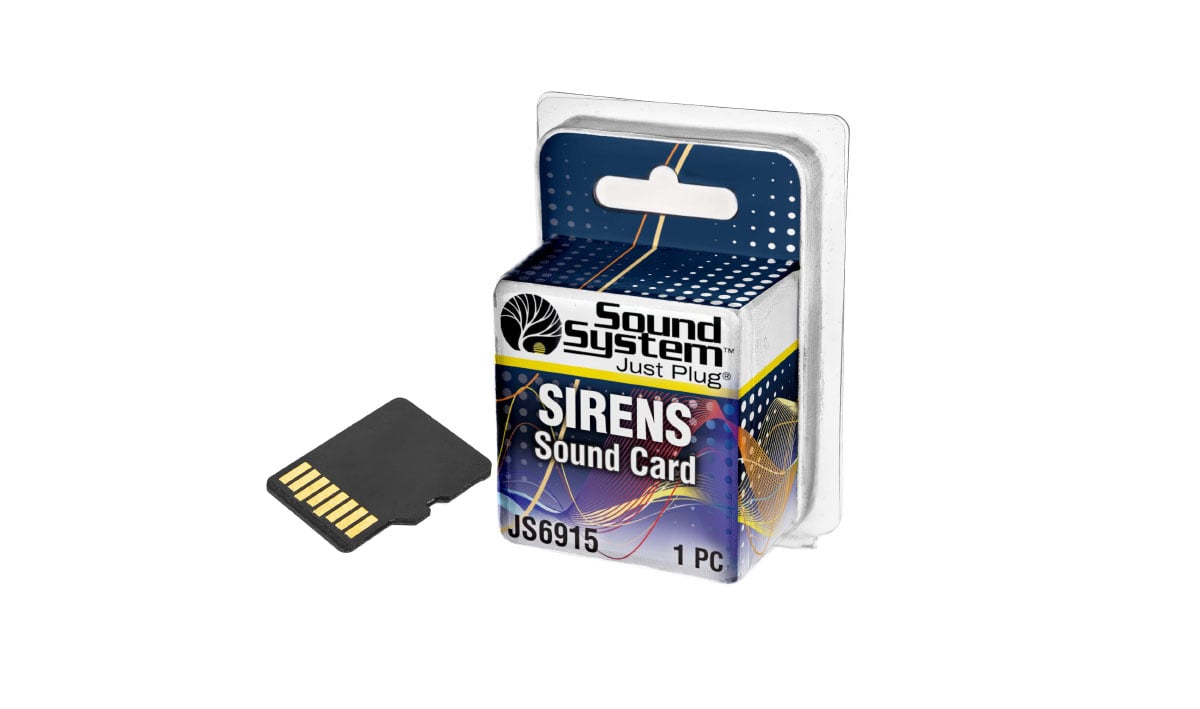 Woodland Scenics JS6915 Just Plug Sound Card - Sirens