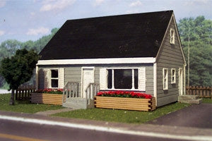 Osborn Models 1103 HO Scale Four Bedroom Mid Century Home (MCH) - Wood Kit - 1 kit