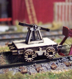 Osborn Models 1107 HO Scale Railroad Hand Car Static Display Kit (2) - 2 per package