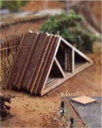 Osborn Models 3069 N Scale Osborn Model Kits N 3069 Roof Trusses Kit (8) - 8 trusses