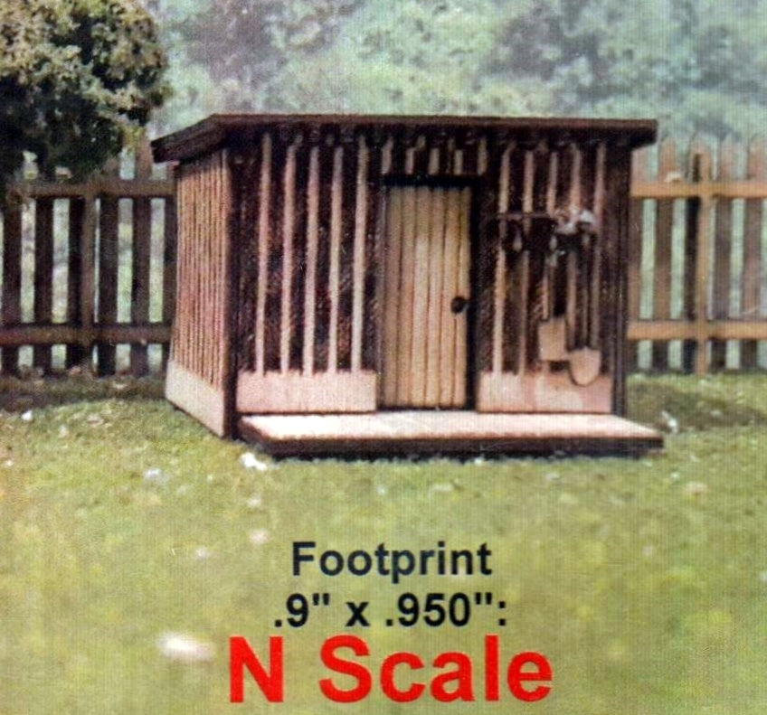 Osborn Models 3115 N Scale Tool Shed - 1 kit