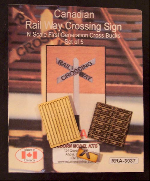 Osborn Models 3037 N Scale Osborn Models 3037 N 1st Generation Crossbucks (5)
