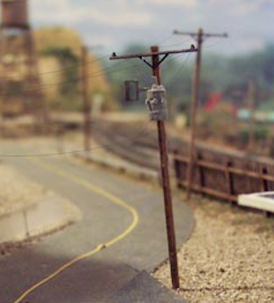 Osborn Models 3099 N Scale Osborn Models N 3099 Utility Posts and Transformers Kit (8) - 8 poles