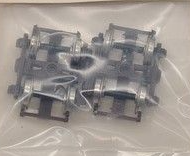 Grandt Line 5110 HO Scale D&RGW 3'7" Wheelbase Freight Trucks - Delrin, Non-Magnetic - pkg(2)