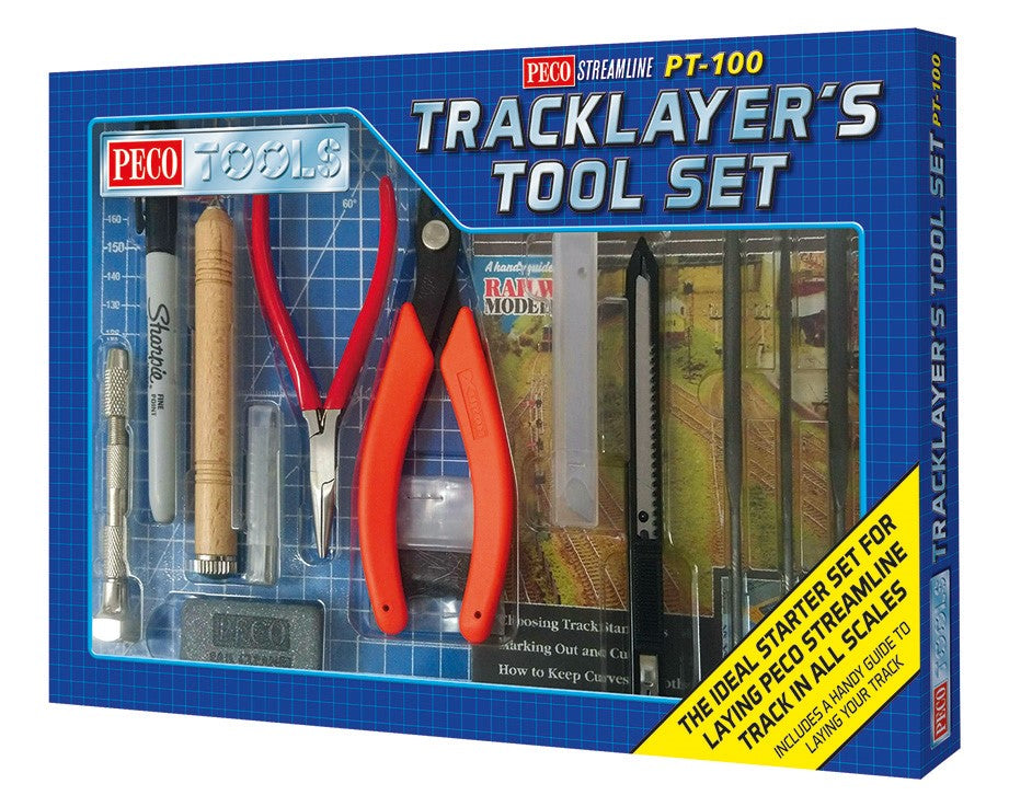 Peco PT100 HO/OO Scale Track Layer's Tool Set