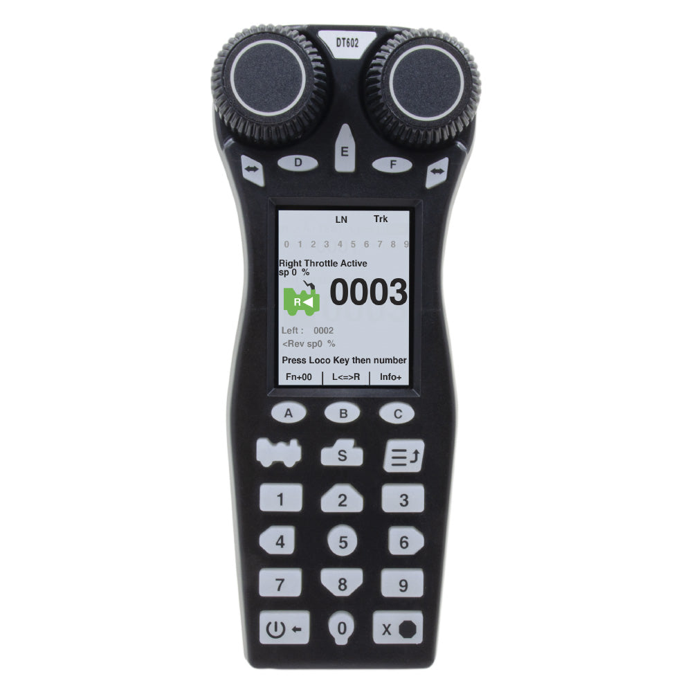 Digitrax DT602DE Advanced Duplex Super Throttle, CE/European Radio Version (Not for North America)