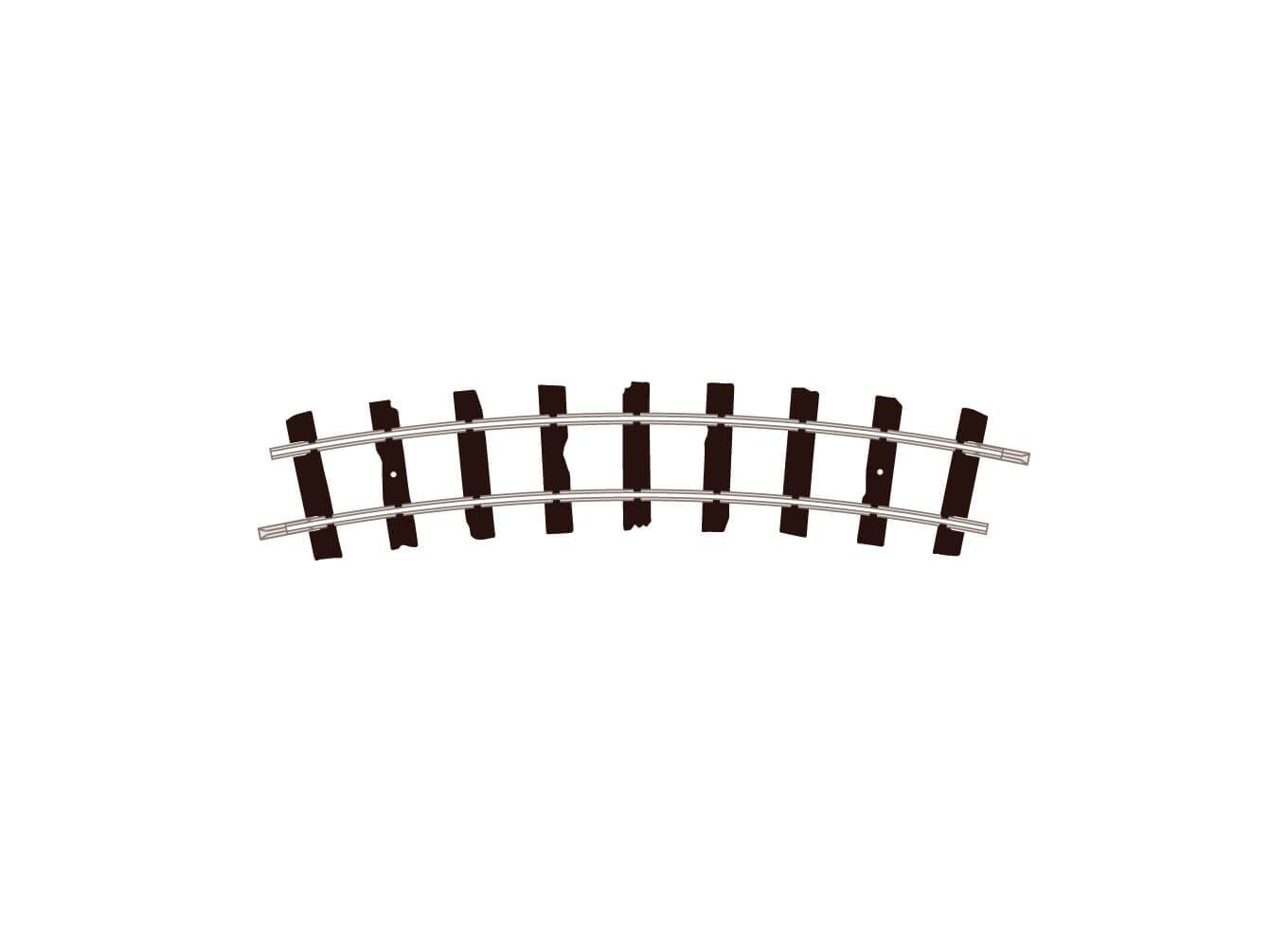 Peco ST403 OO-9 ST No. 1 Radius Std Curve (8)