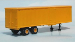T-004 34' Tandem Fruehauf Dura Van Trailer with Curbside Door