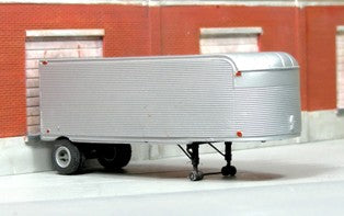 T-028 1940-51 28' Fruehauf Stainless Steel Dry Van
