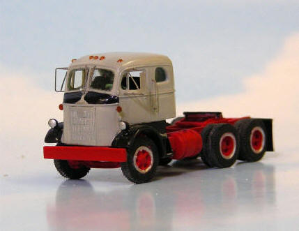 V-090 1954-57 Mack H-63 Tandem Axle Sleeper Cab Tractor