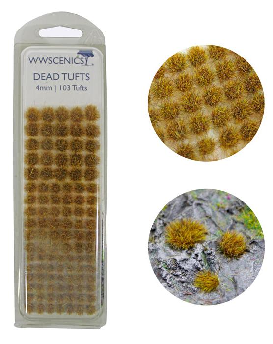 Peco W3TDE4 WWS Dead Tufts 4 mm x 103