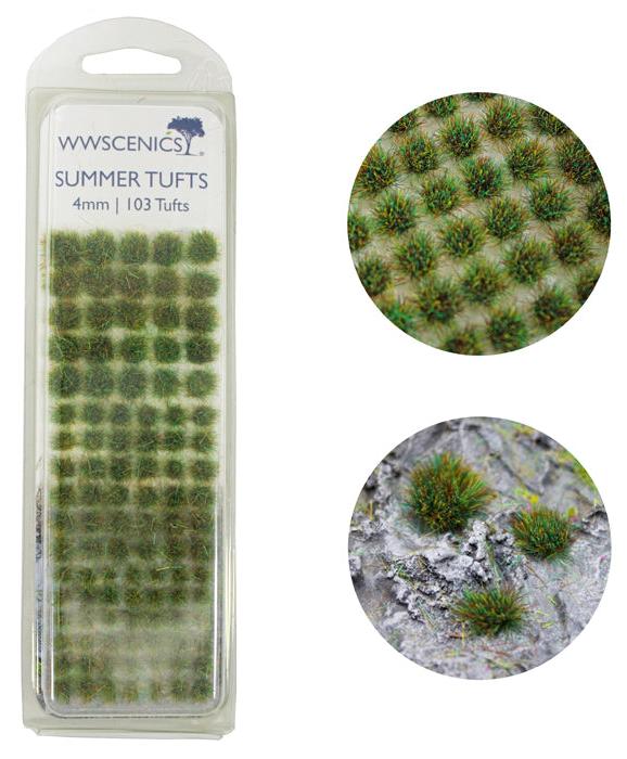 Peco W3TSU4 Summer Tufts 4 mm x 103