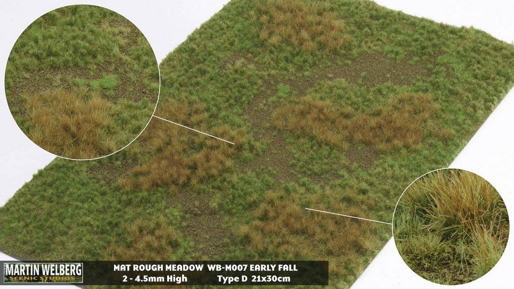 Martin Welberg M007 Rough Meadow Mat - Early Fall D
