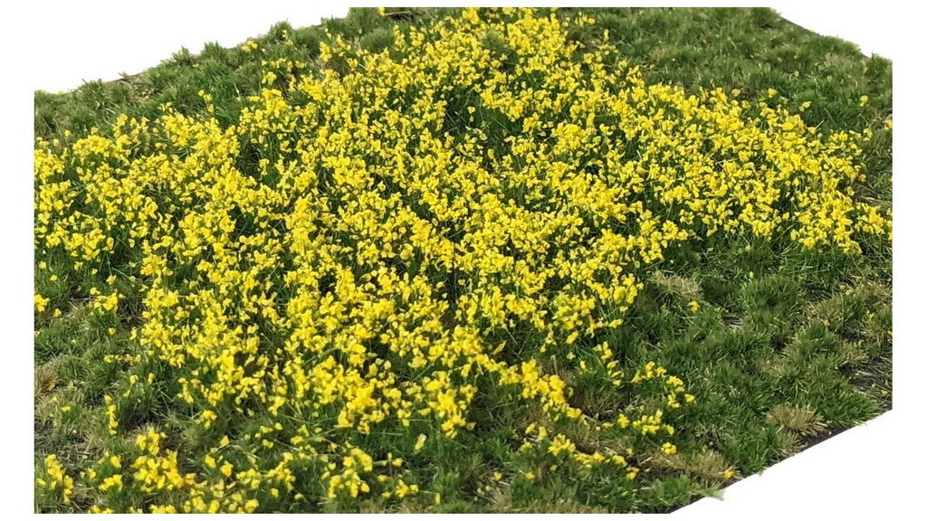 Martin Welberg PY262 Layered Tufts with Yellow Flowers (2-6mm)