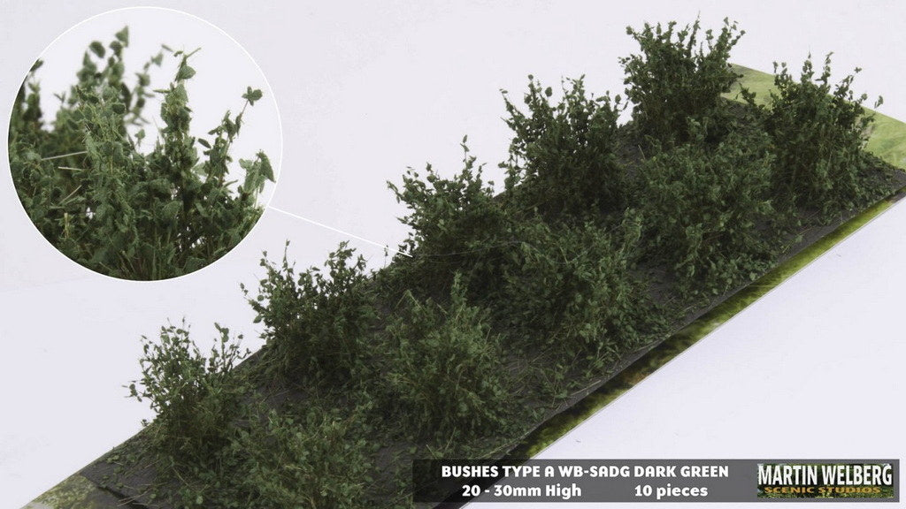 Martin Welberg SADG Bushes Type A Dark Green
