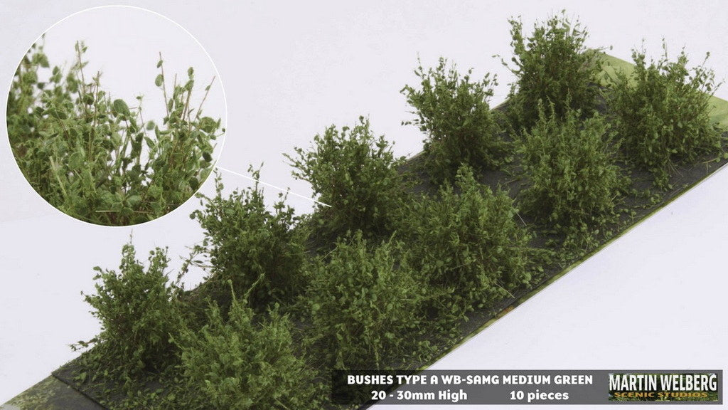 Martin Welberg SAMG Bushes Type A Medium Green