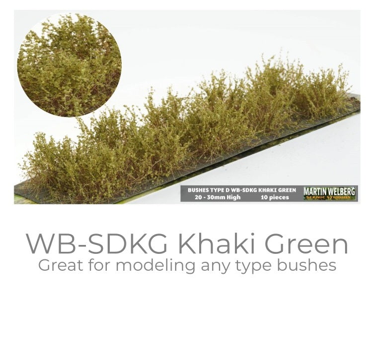 Martin Welberg SDKG Bushes Type D Khaki Green