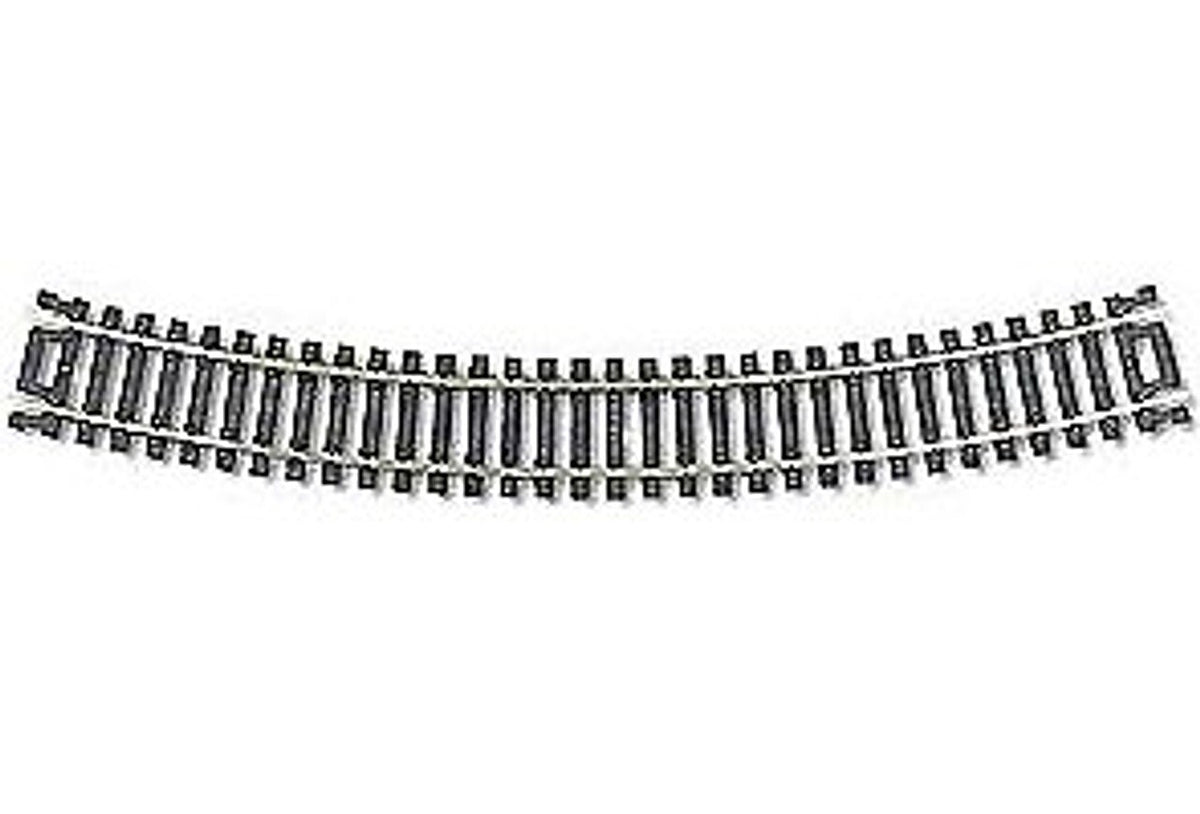 Atlas 152 HO Scale Code 100 Nickel Silver 18" Radius Track - 100pcs