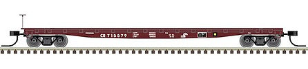 Atlas N scale 53ft6in flat car Conrail