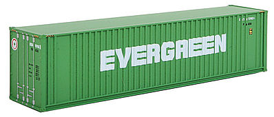 Walthers SceneMaster 8802 HO Scale 40' Hi Cube Ribbed Container Evergreen
