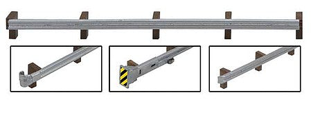 Walthers SceneMaster 4176 HO Scale Roadway Guardrails - Kit