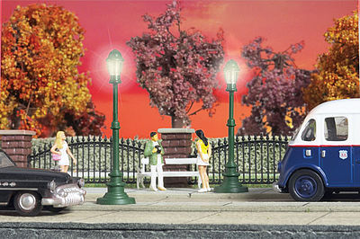 Walthers SceneMaster 4302 HO Scale Small Street Lights pkg(2)