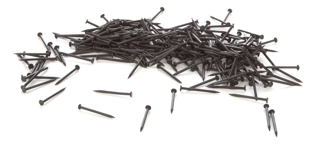 WalthersTrack 83106 HO Scale Blackened Track Nails - Approximately pkg(300) - 0.7oz 20g - Fits Code 70, Code 83 and Code 100 Track (sold separately)