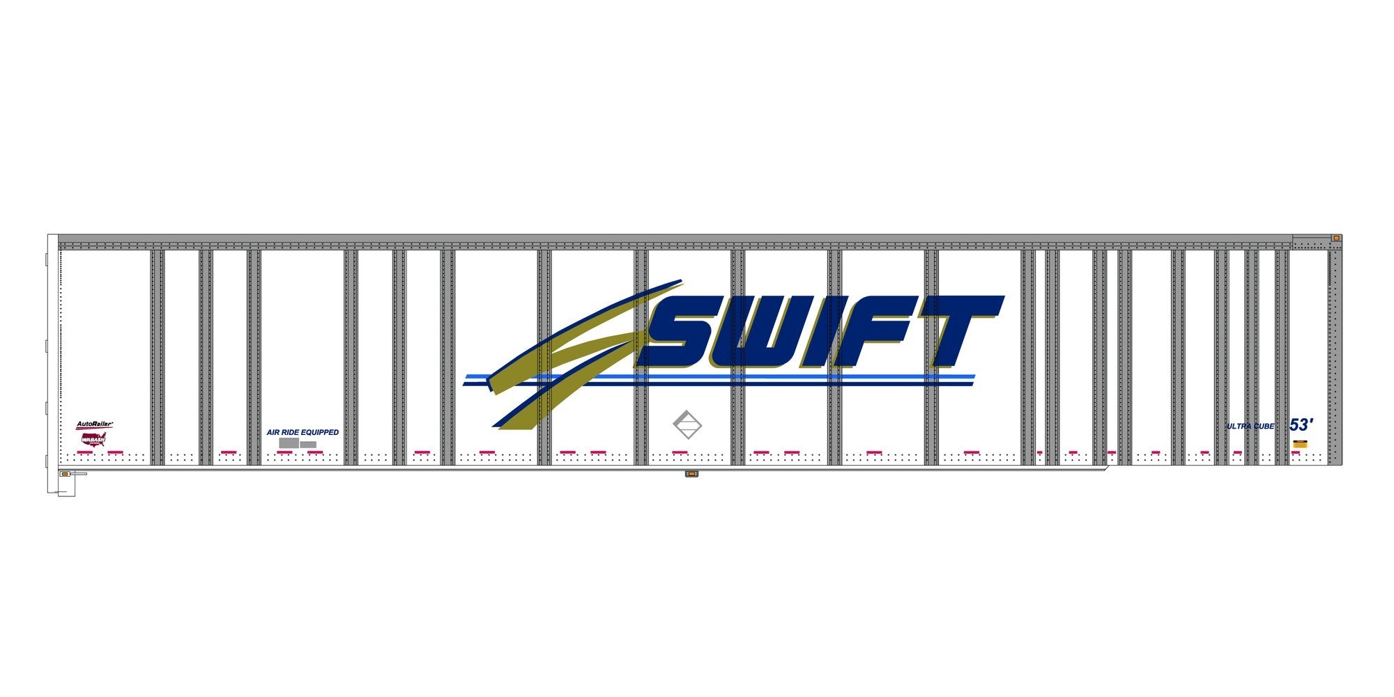 Bowser HO scale RoadRailer Swift Transportation