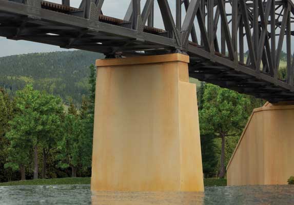 Walthers Cornerstone 3880 N Scale Bridge Piers - Kit pkg(2)