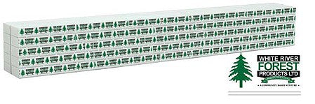 Walthers SceneMaster 3168 HO Scale Wrapped Lumber Load White River