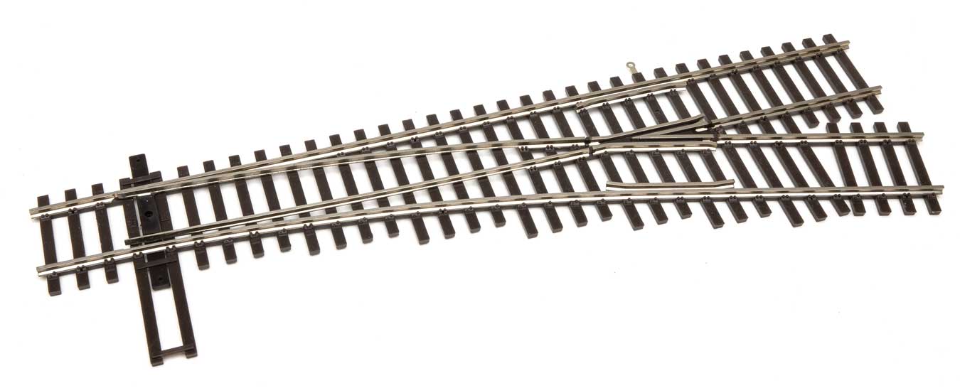 WalthersTrack 83014 HO Scale Code 83 Nickel Silver DCC Friendly Number 4 Turnout - Right Hand