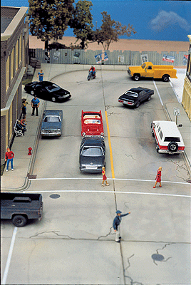 Walthers Cornerstone 3138 HO Scale Concrete Street System - Kit - Complete Set