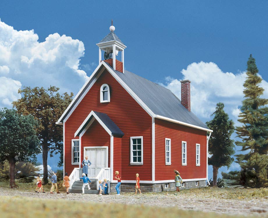 Walthers Cornerstone 3656 HO Scale Cottage Grove School - Kit - 7 x 3-1/2 x 5-1/2" 17.5 x 8.7 x 14cm
