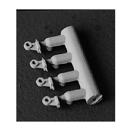 Detail Associates 2213 HO Scale Coupler Lift Bar Brackets Only (36)