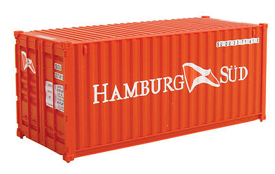 Walthers SceneMaster 8058 HO Scale 20' Corrugated Container Hamburg Sud