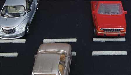 Walthers SceneMaster 4178 HO Scale Parking Lot Concrete Bumpers pkg(12)