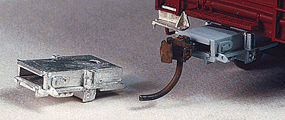 Details West 1023 HO Scale Coupler Pocket -- 20" Cushion Type (50' & 60' Freight Cars) - 1 pair