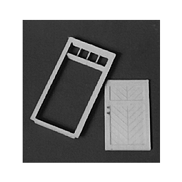 Detail Associates 7201 HO Scale Detail Associates HO Baggage Door & Transom, 48" (1)