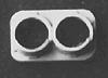 Detail Associates 1023 HO Scale Pyle Headlight - Dual w/Visors - Horizontal Shield, pkg(2)