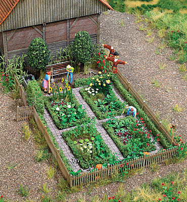 Walthers SceneMaster 1110 HO Scale Vegetable Garden - Kit