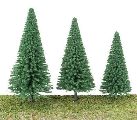 Walthers SceneMaster 1181 HO Scale Pine Trees (10)