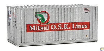 Walthers SceneMaster 8014 HO Scale 20' Corrugated Container - Mitsui OSK