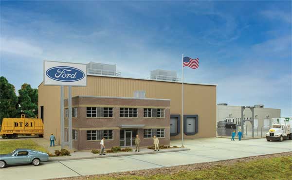 Walthers Cornerstone 4140 HO Scale Ford(R) Stamping Plant - Kit