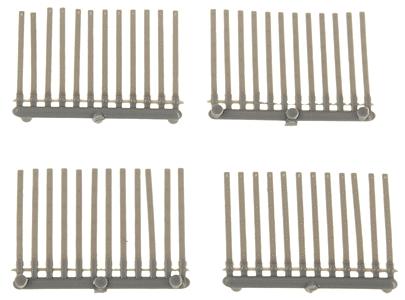 Grandt Line 5298 HO Scale Strap Hinges - pkg(48)