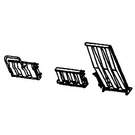 Details West 1017 HO Scale Bridge Plates for Piggyback Flat Cars (2)