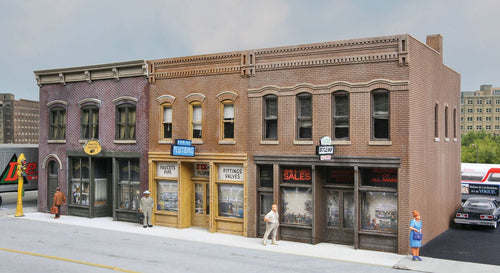 Walthers Cornerstone 4040 HO Scale Merchant's Row IV - Kit