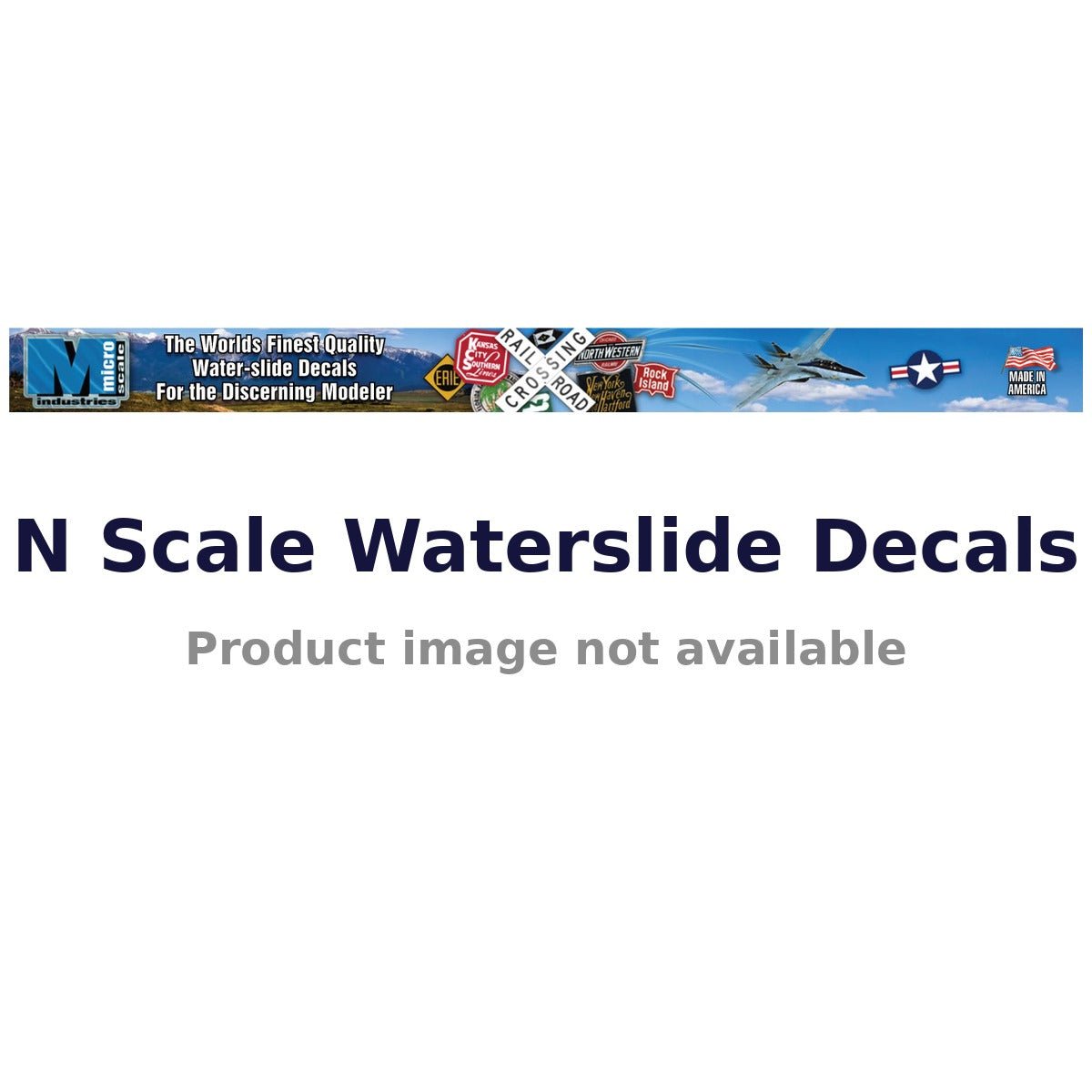 Microscale 60 - 4233 N Scale Hudson Bay Railway Locomotives (1997+) Waterslide Decals - Oakville Model Trains Depot