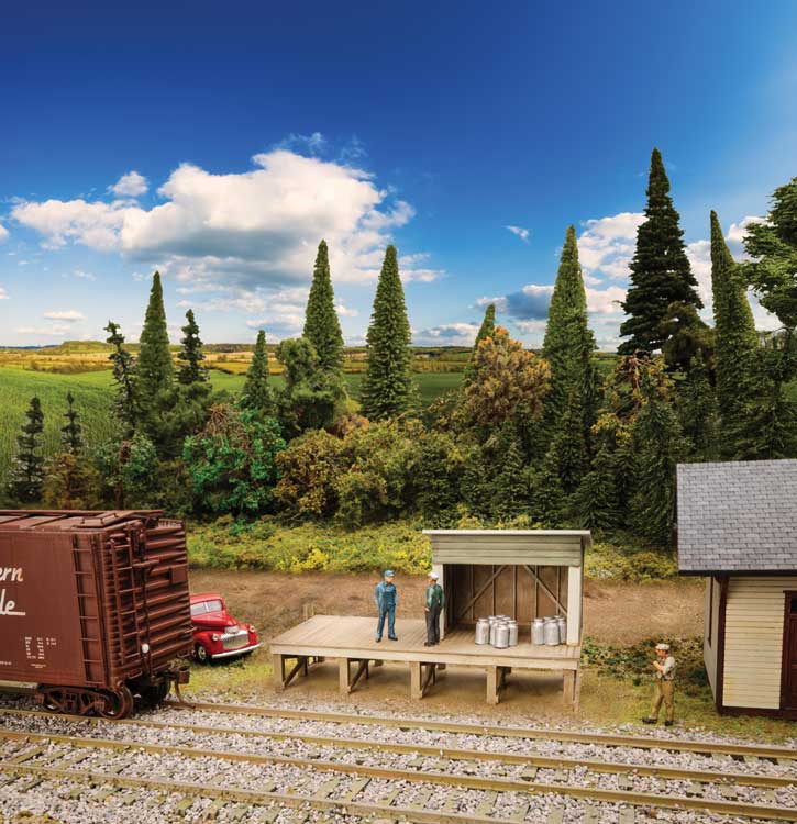 Walthers Cornerstone 4062 HO Scale Milk Platform - Kit - 3-7/16 x 1-1/2 x 1-7/8" 8.73 x 3.81 x 4.76cm