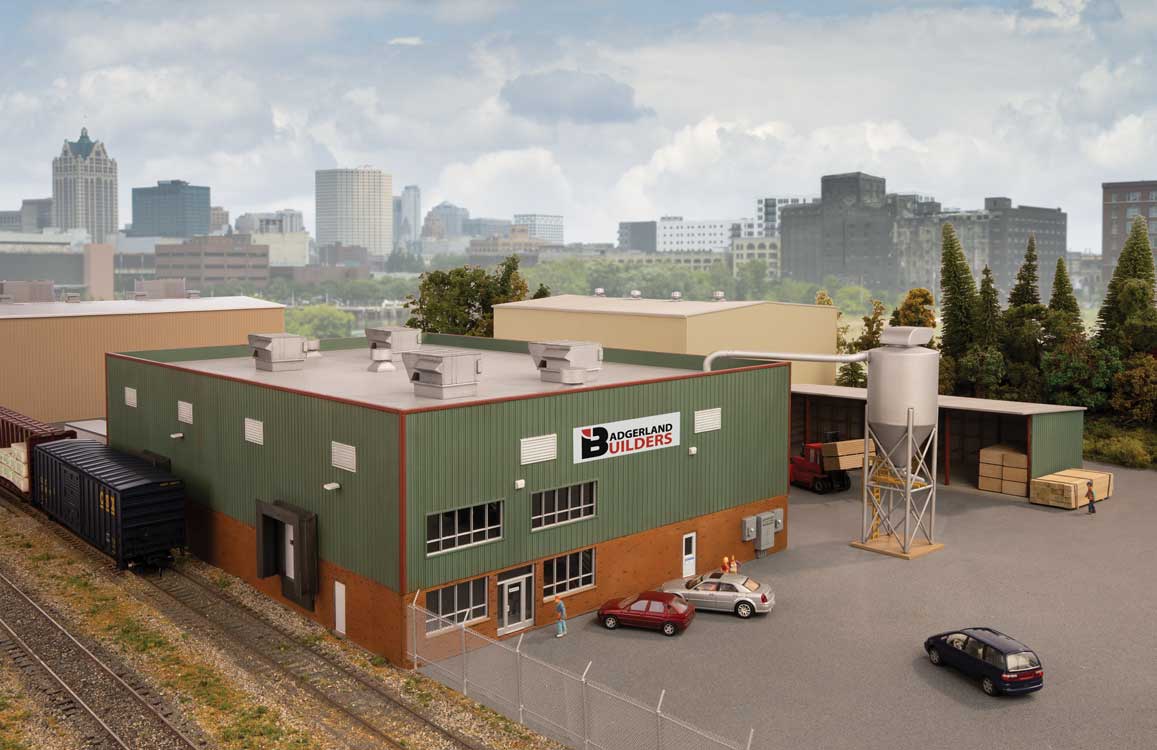 Walthers Cornerstone 4108 HO Scale Modern Furniture Factory - Kit